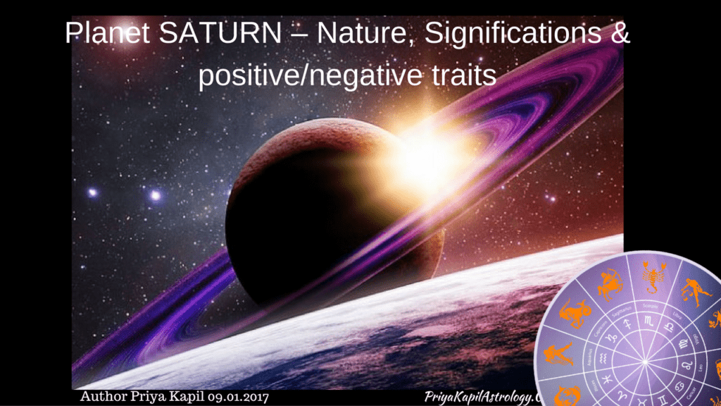 Planet Saturn – Nature, Significations& positive/negative traits